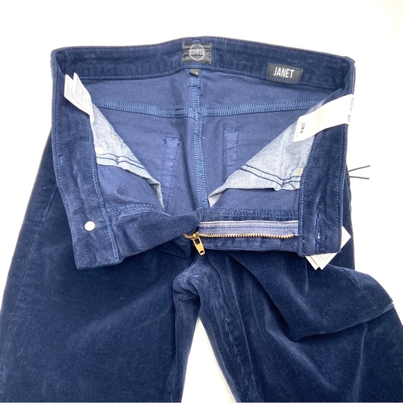 EDWIN Janet Cigarette Navy Corduroy Pant - Picture 2 of 15